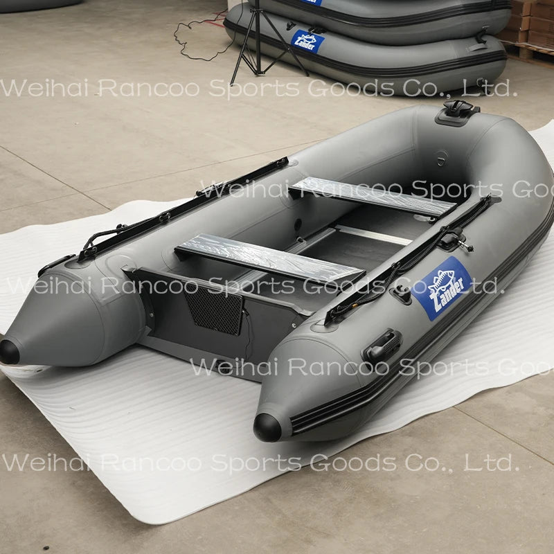 Barco Inflable De Pesca Con Suelo De Aluminio, Barco Plegable De Pvc, 3 Años De Garantía