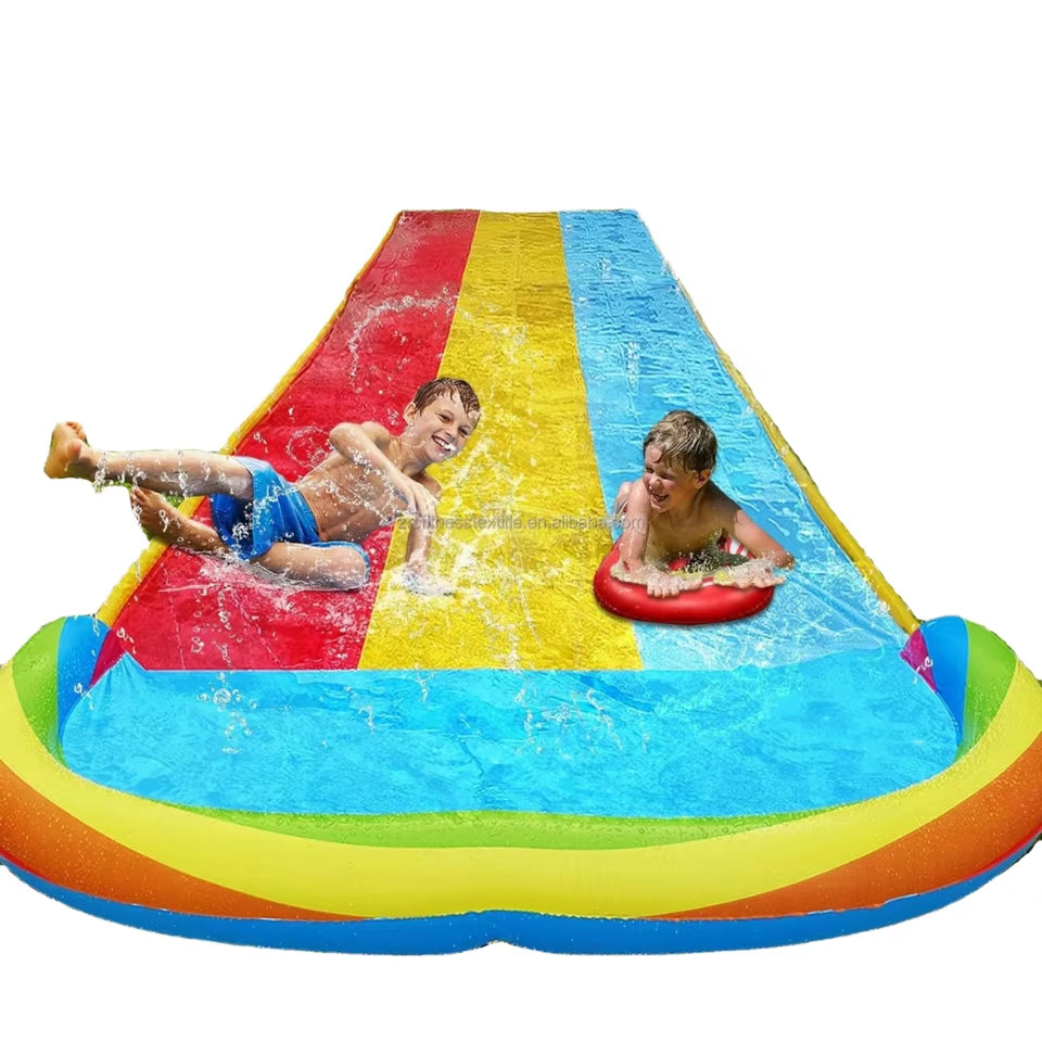 Inflatable Summer Outdoor Water Toys Backyard Games Sprinkler for Kids Fun Water Amusement Facilities PVC Material 5-10 Kids
