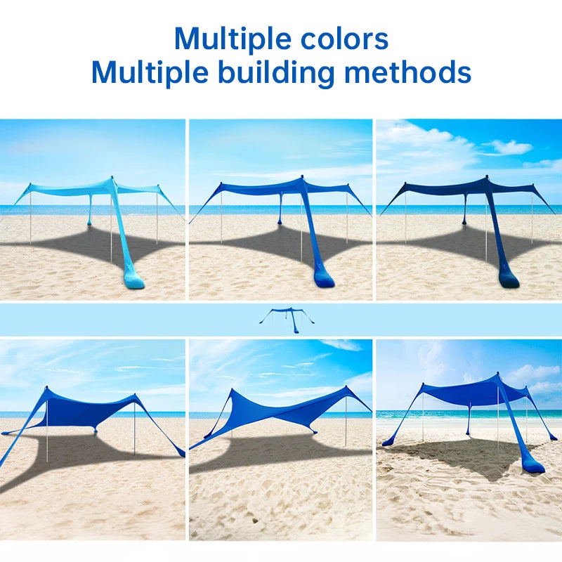 toldo para playa familiar resistencia viento