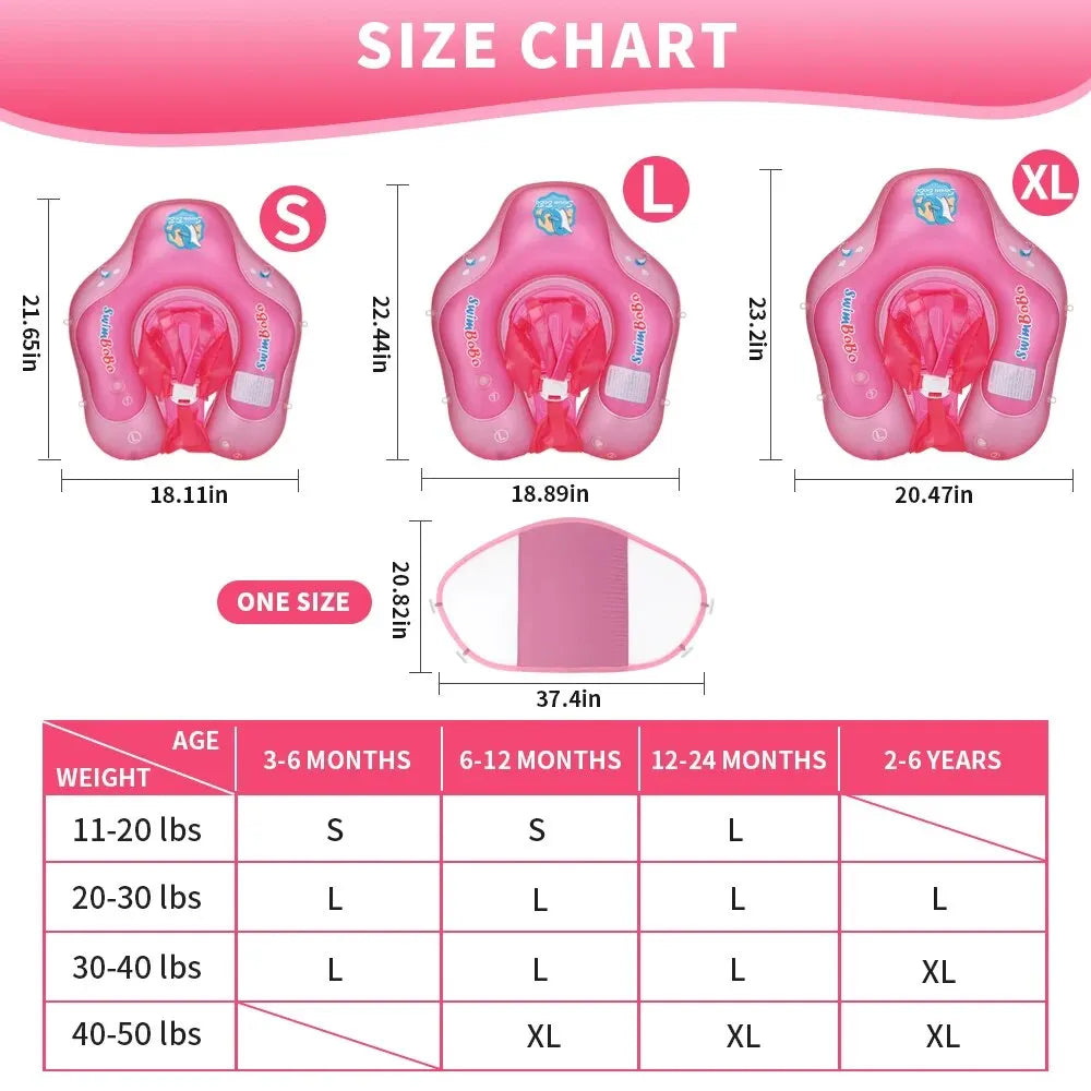 Baby Swimming Float with Canopy Inflatable Infant Ring Kids Pool Accessories Circle Bathing Summer Toys