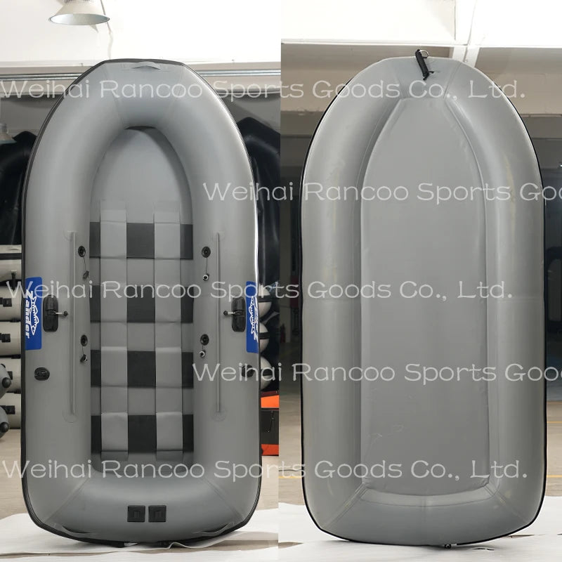 Barco Inflable De Pesca Con Suelo De Aluminio, Barco Plegable De Pvc, 3 Años De Garantía
