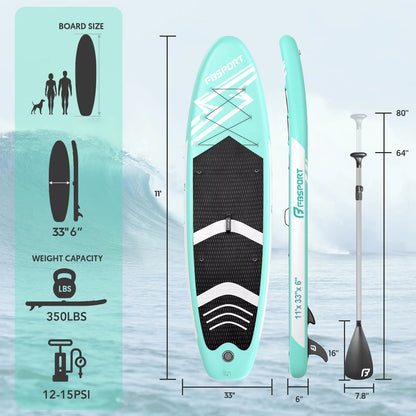 Fbsport Wholesale Price 11 Ft Stand up Paddle Padel Board Surfboard SUP Inflatable Paddle Board