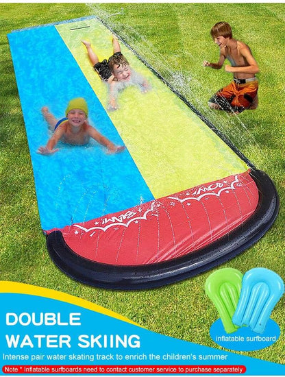 Inflatable Summer Outdoor Water Toys Backyard Games Sprinkler for Kids Fun Water Amusement Facilities PVC Material 5-10 Kids
