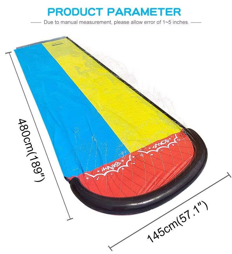 Inflatable Summer Outdoor Water Toys Backyard Games Sprinkler for Kids Fun Water Amusement Facilities PVC Material 5-10 Kids